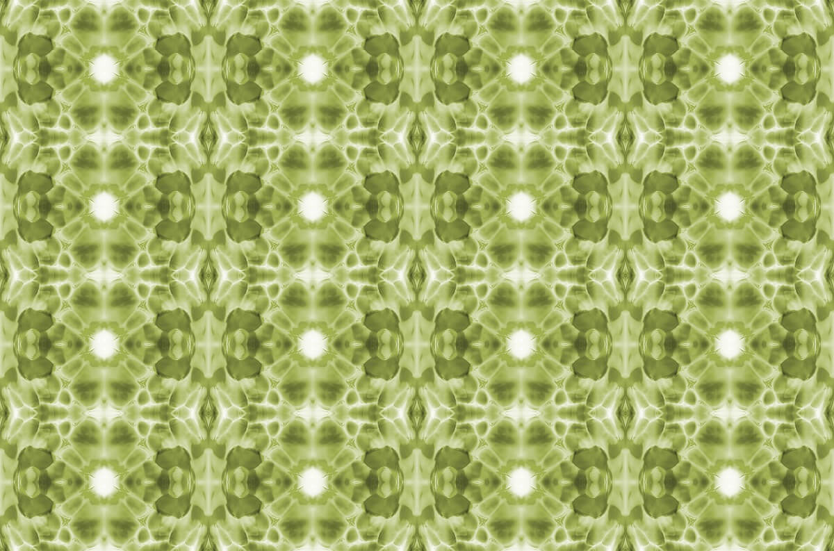 Gazing pattern in green