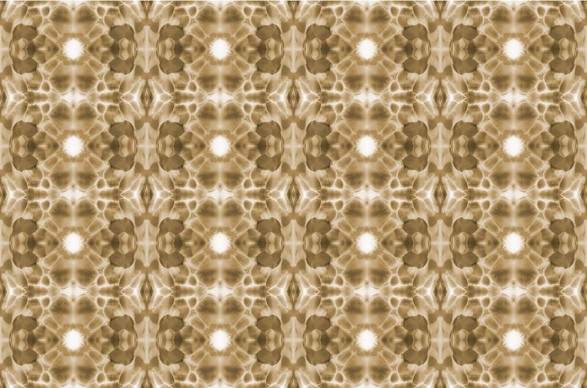 Gazing pattern in sepia