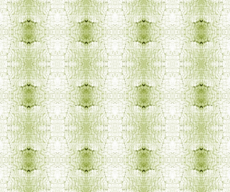 Naked Bark pattern in green
