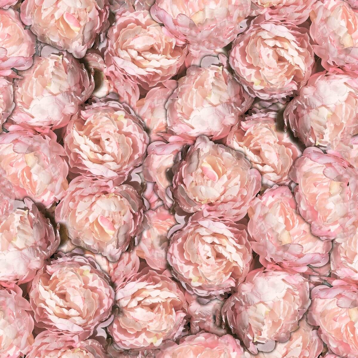Peonies pattern in natural (pink)
