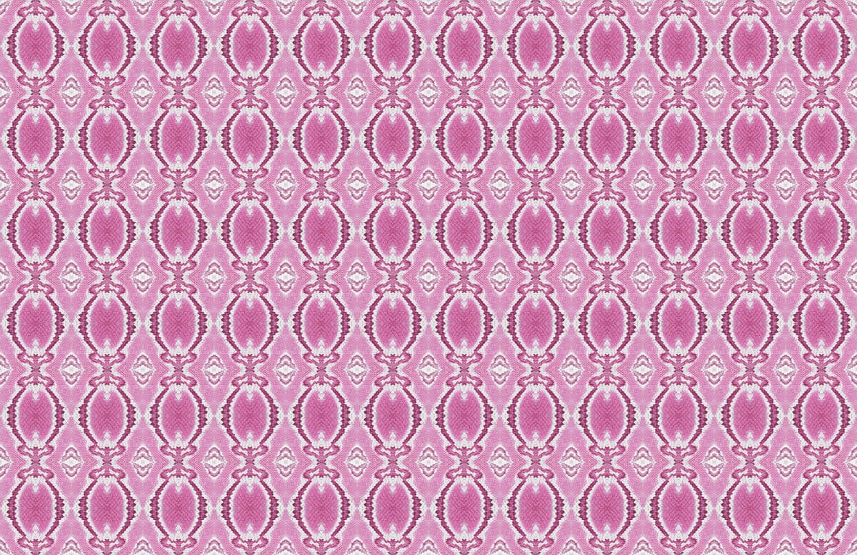 Planet Python pattern in pink